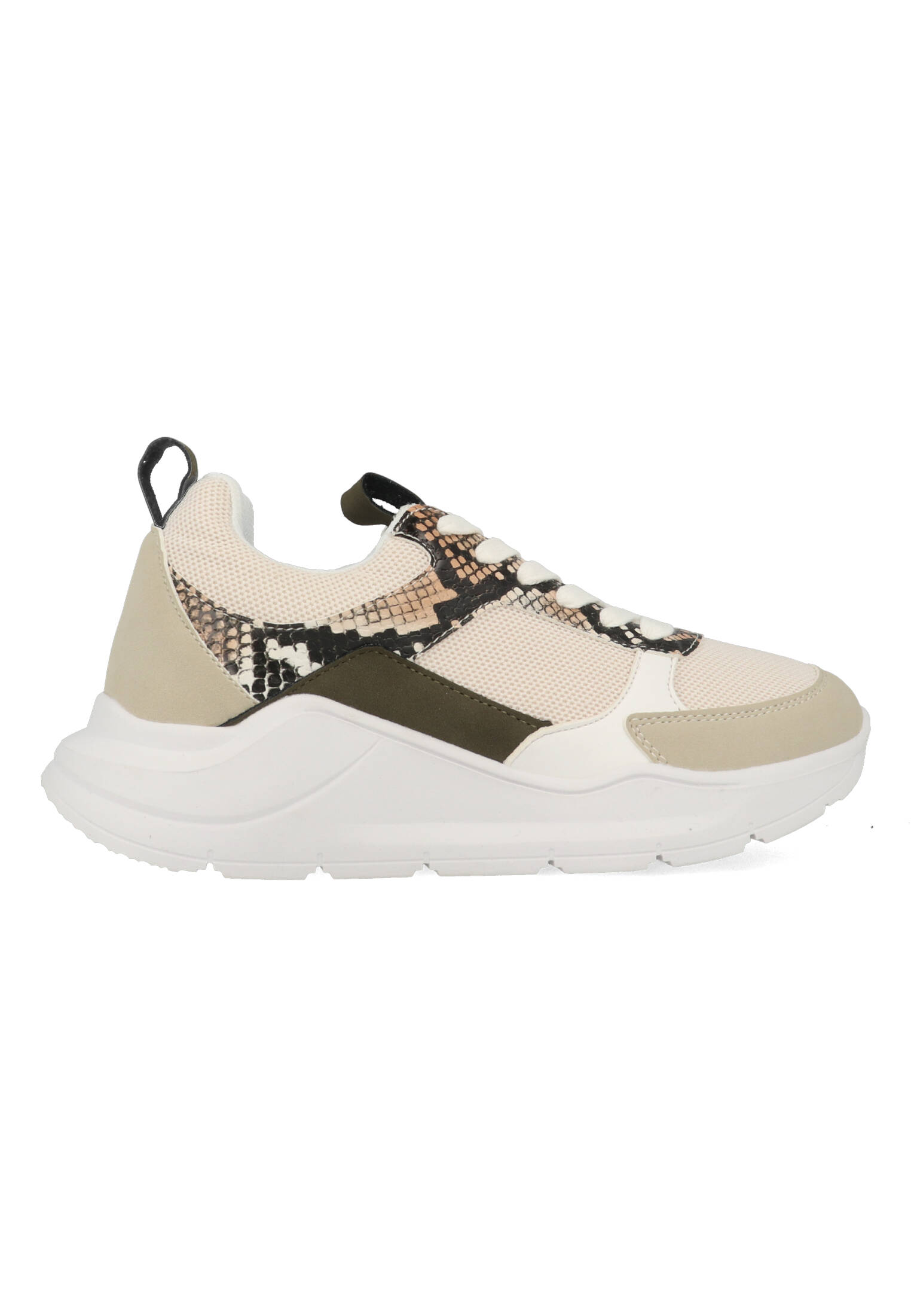 Bullboxer - Sneaker - Female - Beige - Snake - 42 - Sneakers