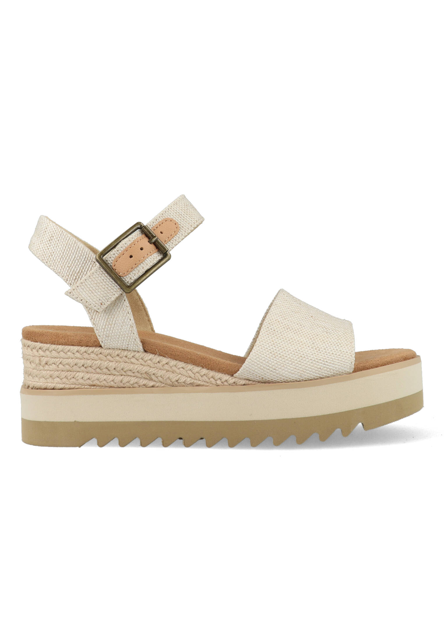 Toms Diana Sandalen - Met Sleehak - Dames - Beige - Maat 36