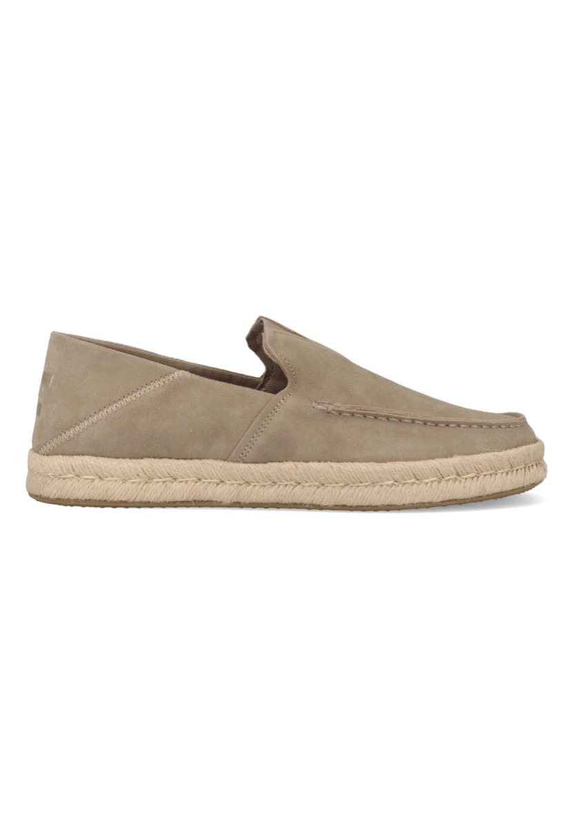 Toms Loafers Alonso Rope 10020865 Taupe Bruin maat