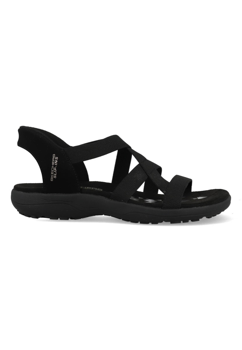 Skechers Sandalen Slip-ins: Reggae Slim - Stretch Flex 163460/BBK Zwart maat