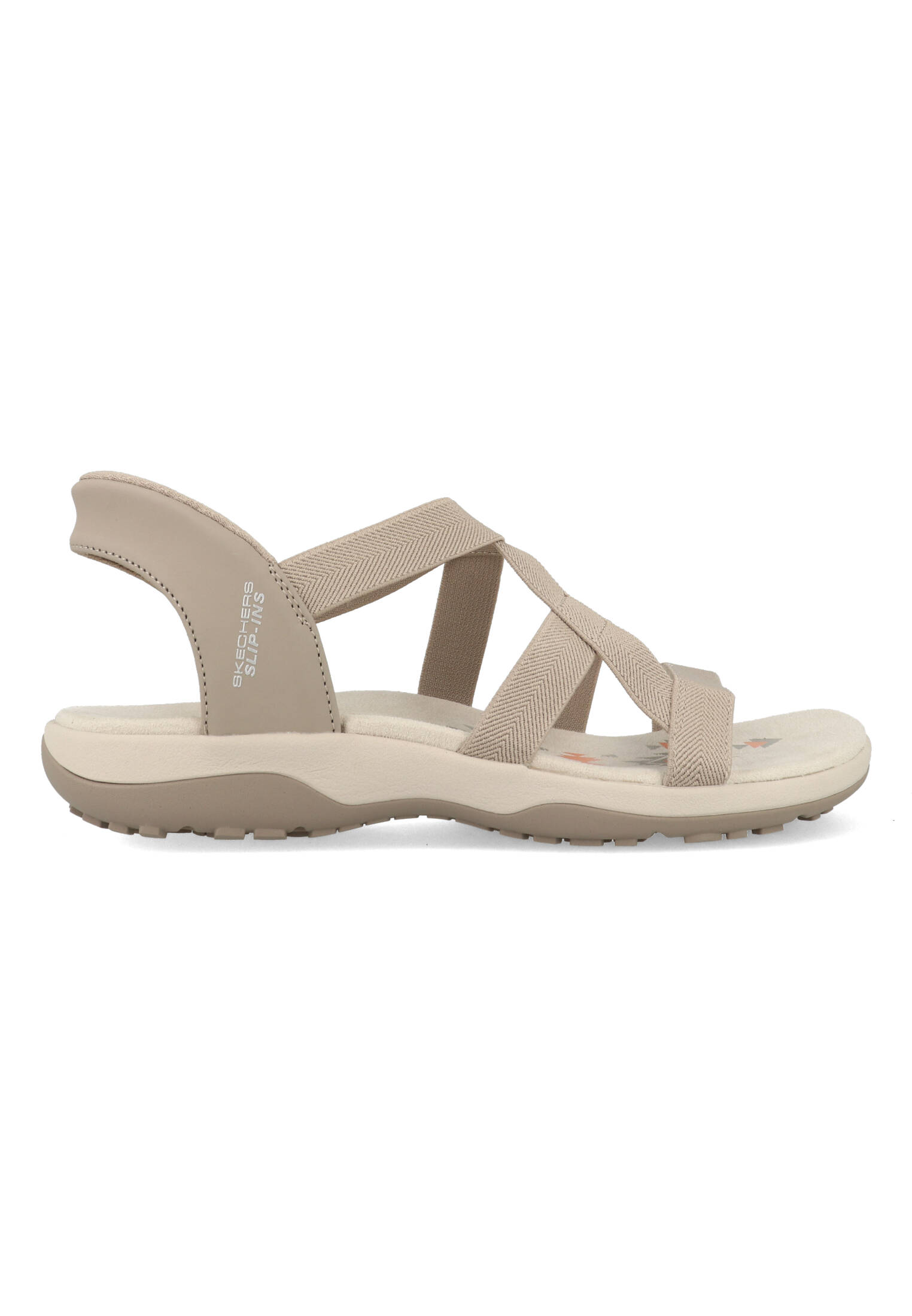 Skechers Sandalen Slip-ins: Reggae Slim - Stretch Flex 163460/TPE Taupe Grijs 