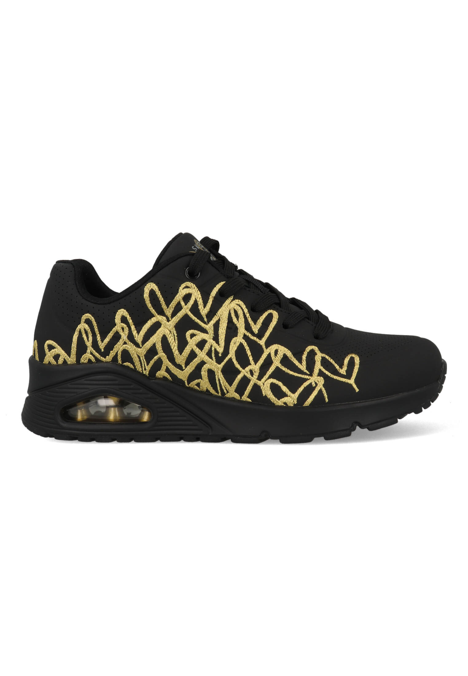 Skechers Uno - Golden Heart 177975/BKGD Zwart-37 maat 37