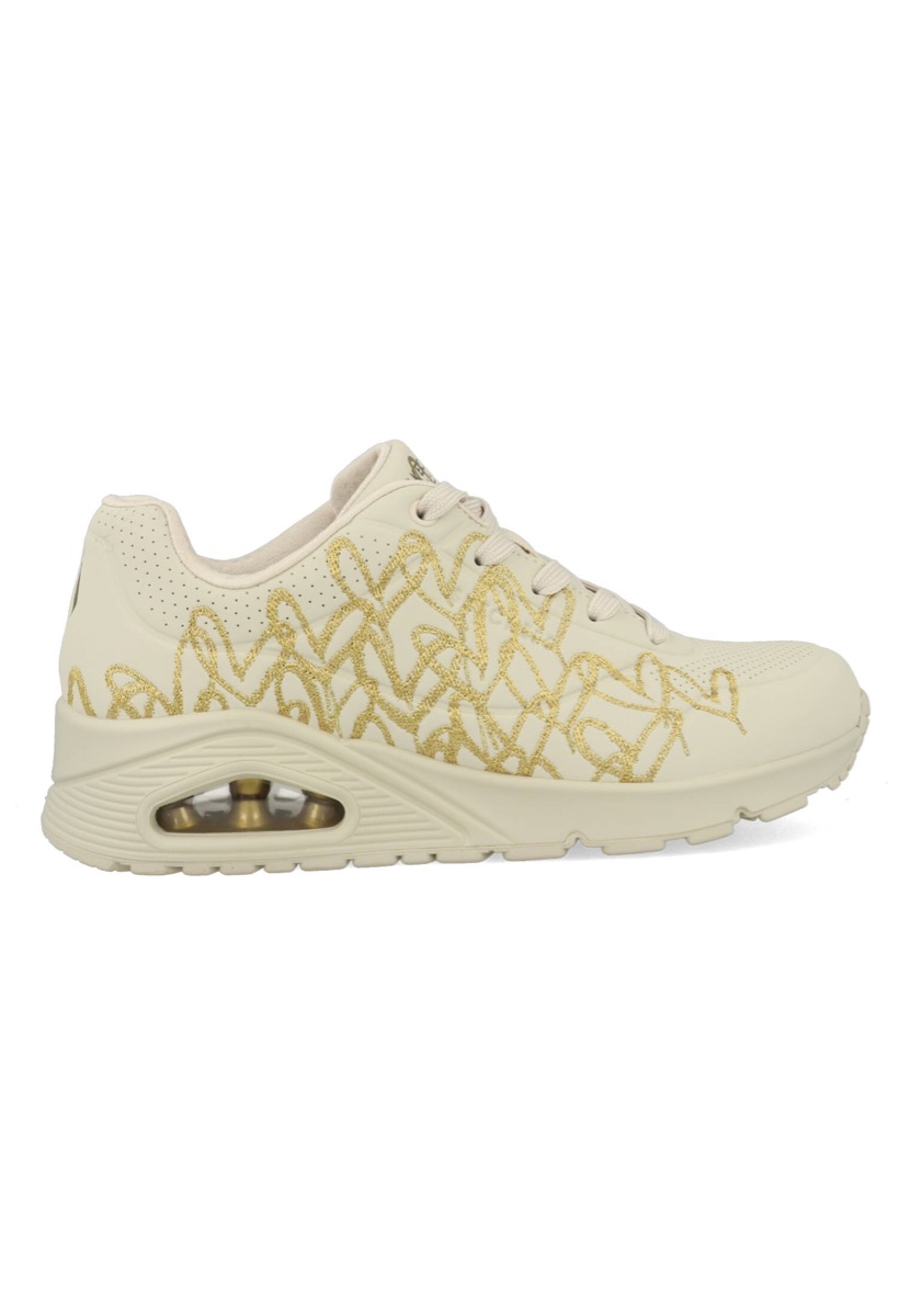 Skechers Uno - Golden Heart 177975/NTGD Beige maat