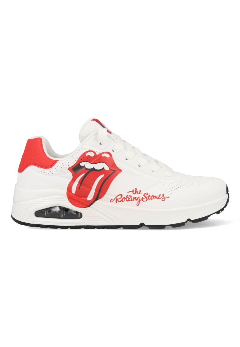 Skechers Uno - Rolling Stones Single! 183102/WRD Wit maat