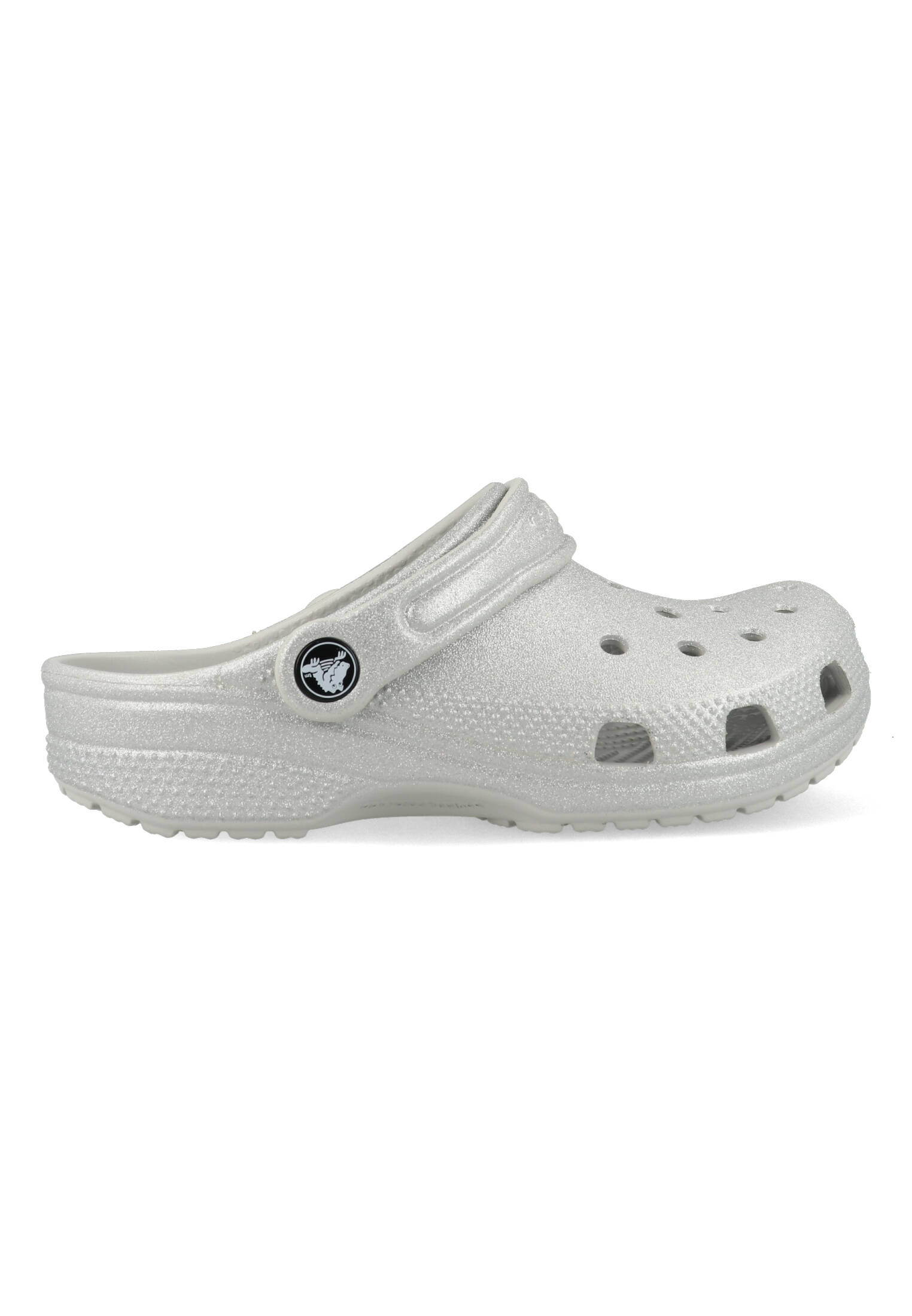 Crocs Classic Glitter Clog Unisex Kids 206993-0IC Zilver-32/33 maat 32/33