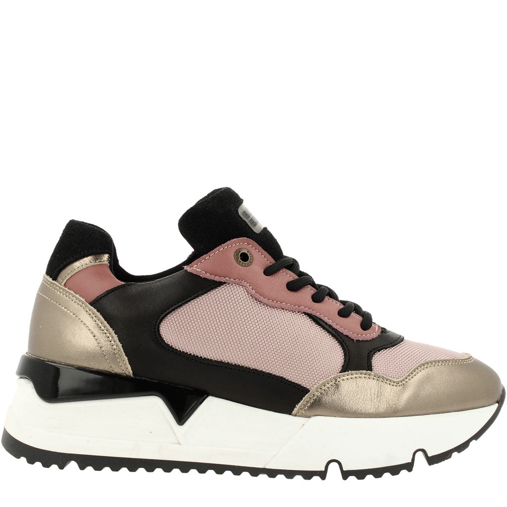 Bullboxer - Sneaker - Women - Black/Pink - 40 - Sneakers