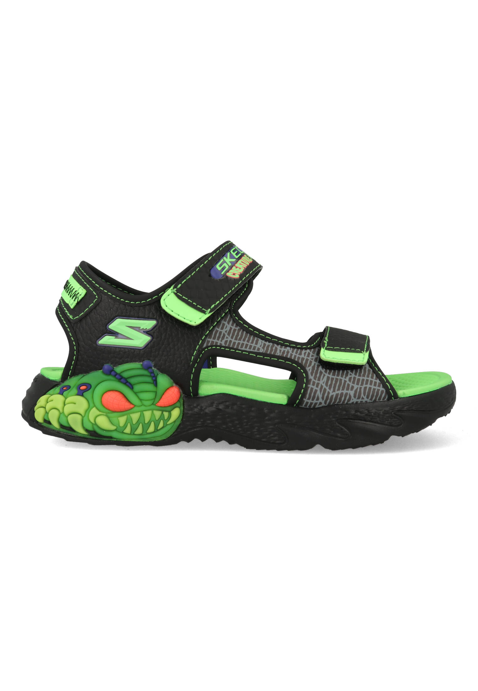 Skechers Sandalen Creature - Splash 400614L/BKLM Zwart / Groen-29 maat 29