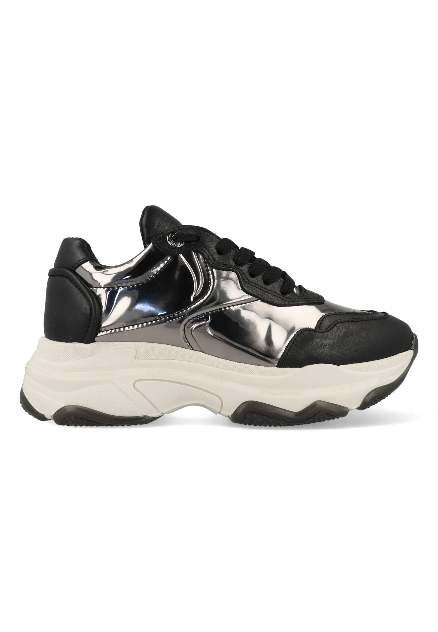 Bronx Sneakers Baisley 66456-MA-188 Zwart / Zilver-38 maat 38