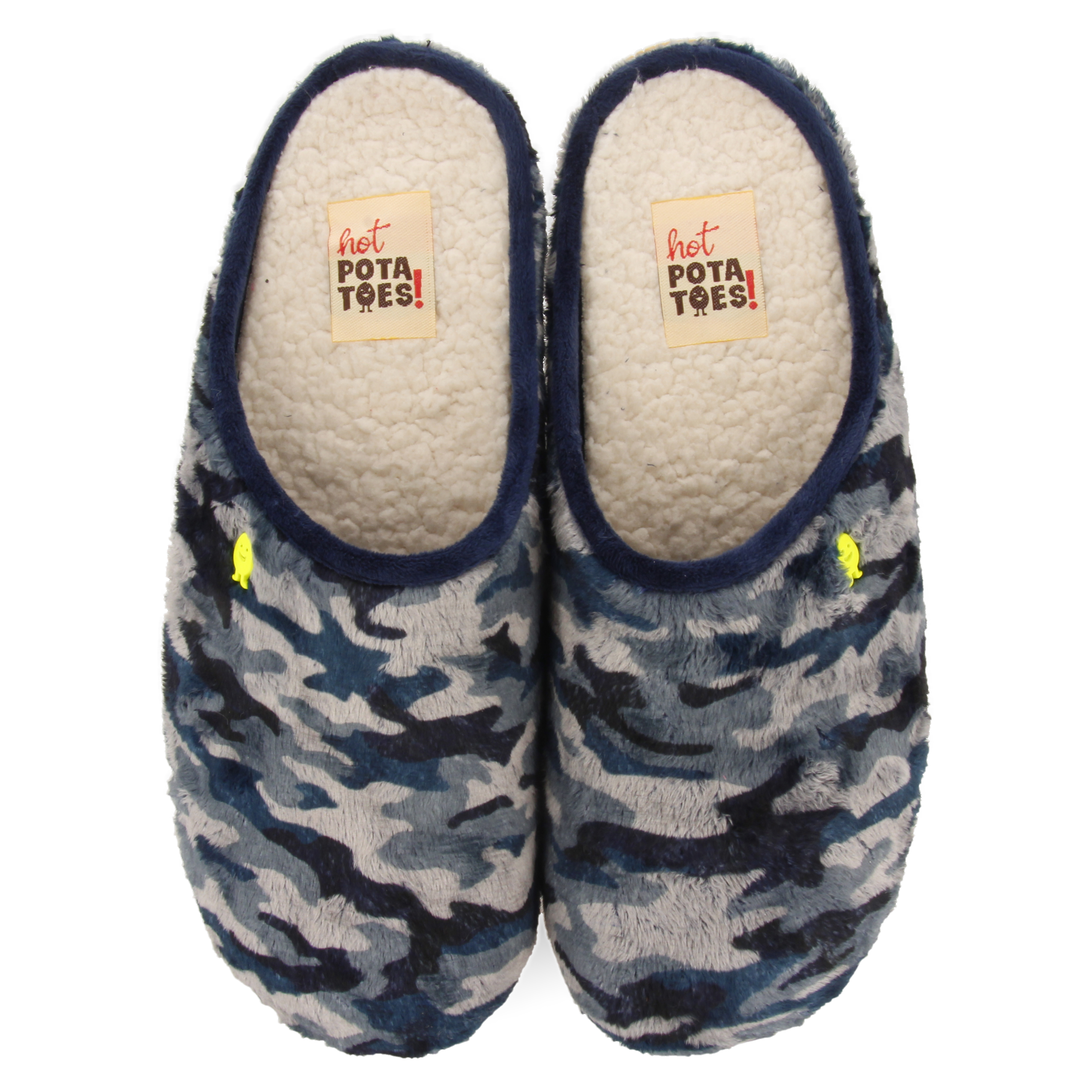 Hot Potatoes Pantoffels Hiebine 67826 Blauw-44 maat 44