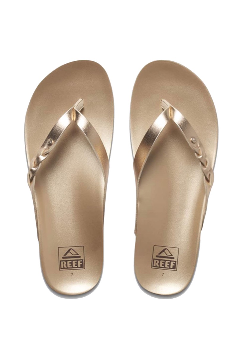 Reef Slippers Cushion Court Twist CJ3659 Goud maat