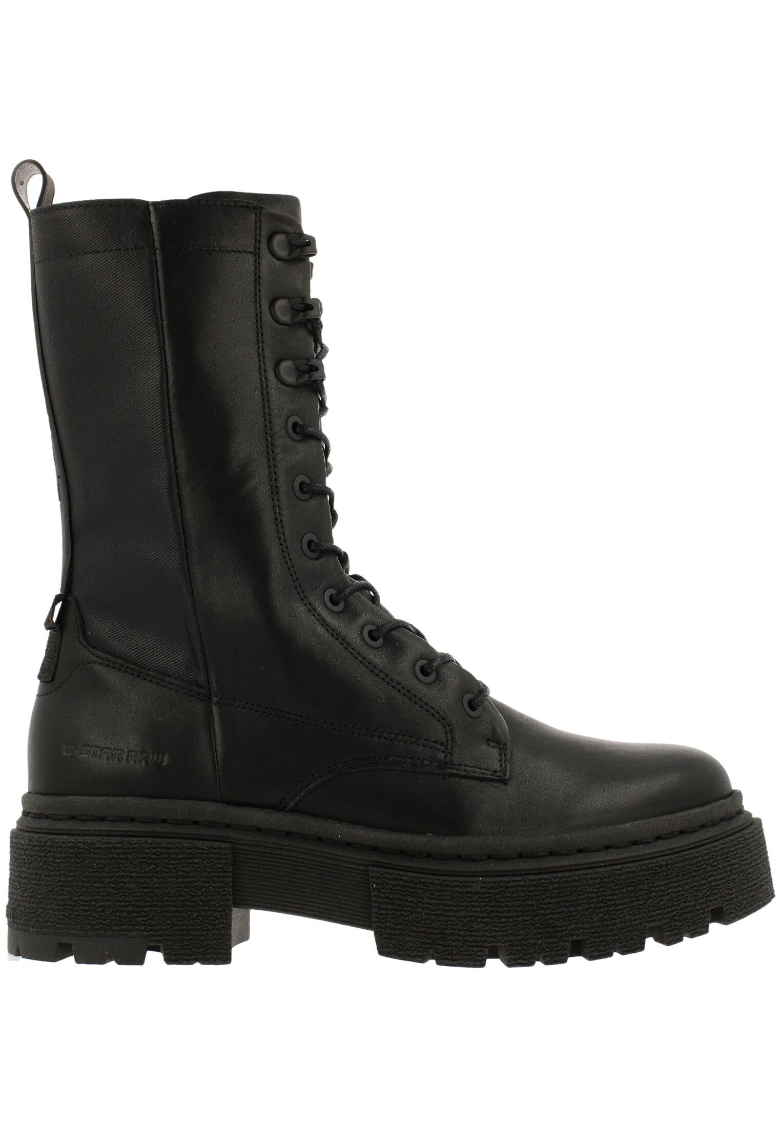 G-Star Raw Kafey Lace Up dames veterboot - Zwart - Maat 37