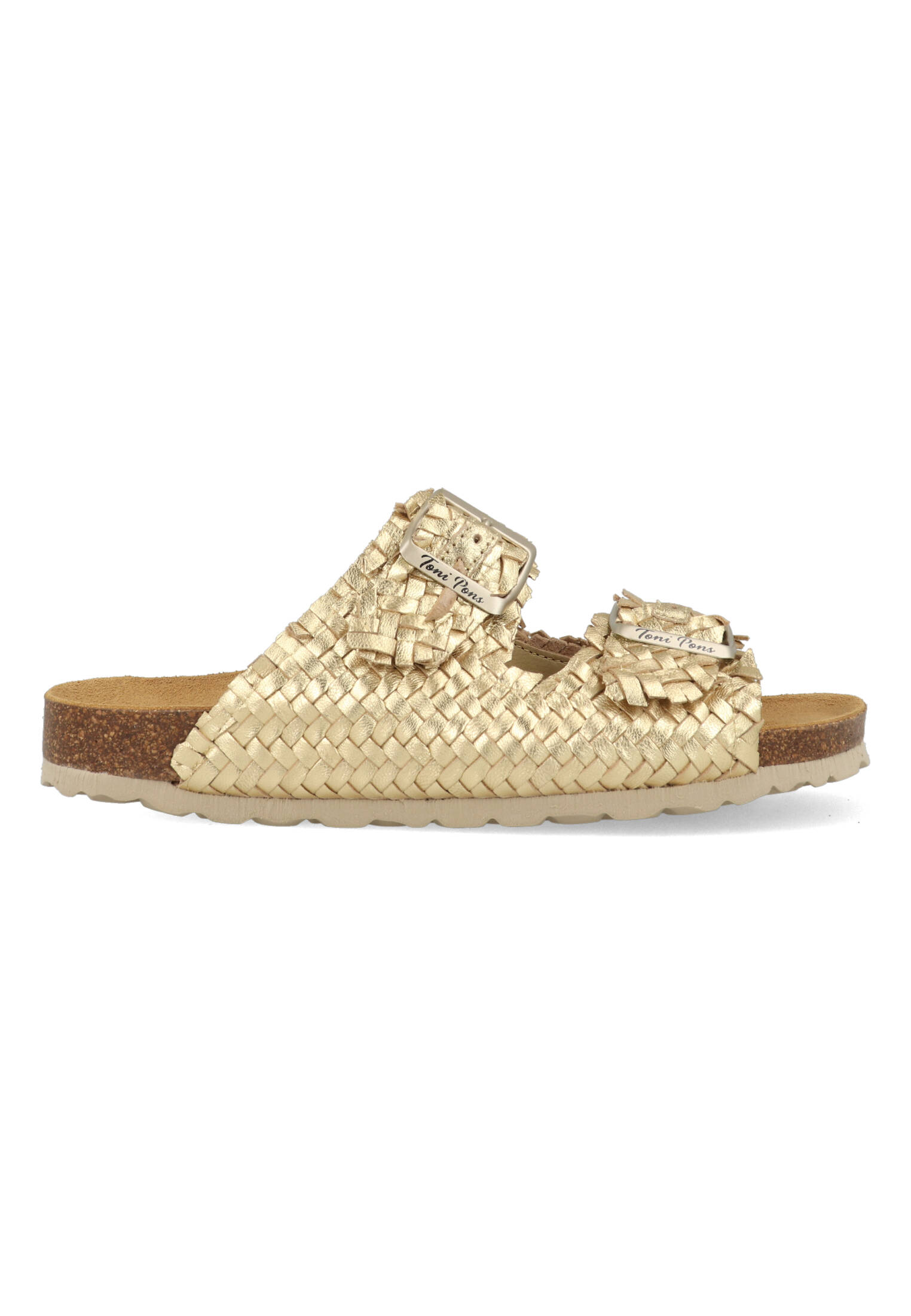 Toni Pons Slippers GUAM-TE-PLATI PELL TRENADA Beige-39 maat 39