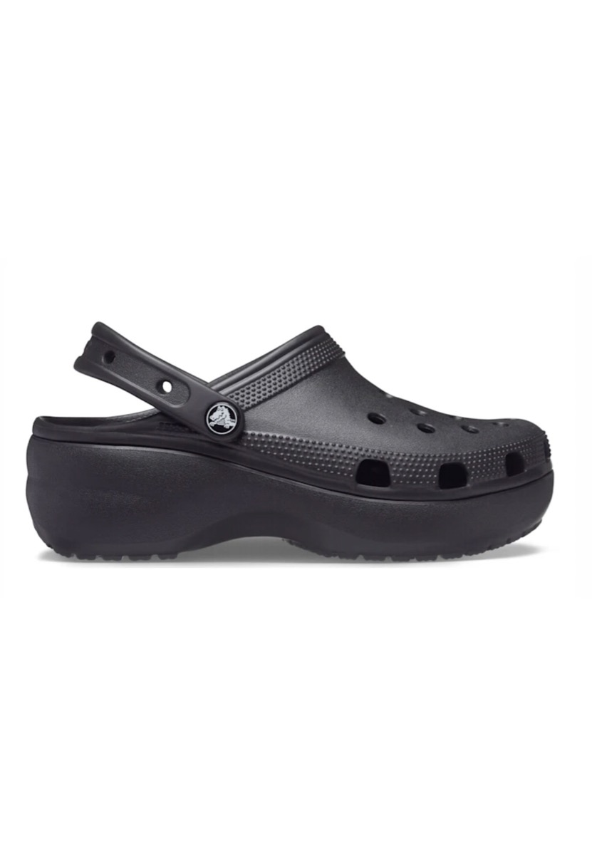 Crocs Classic Platform Clog Unisex 206750-001 Zwart maat