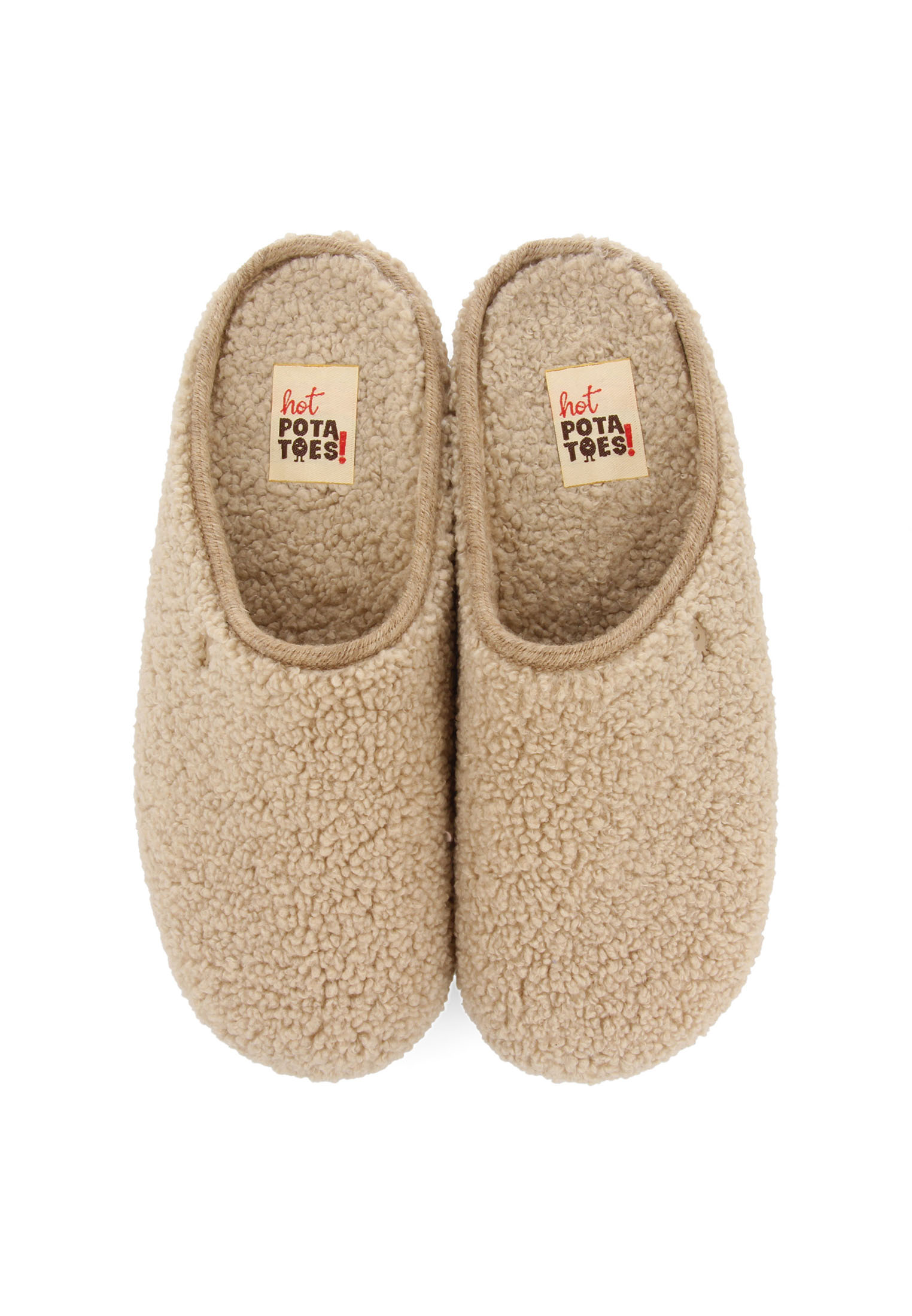 Hot Potatoes Pantoffels Nordfyn 70101_05 Beige-41 maat 41