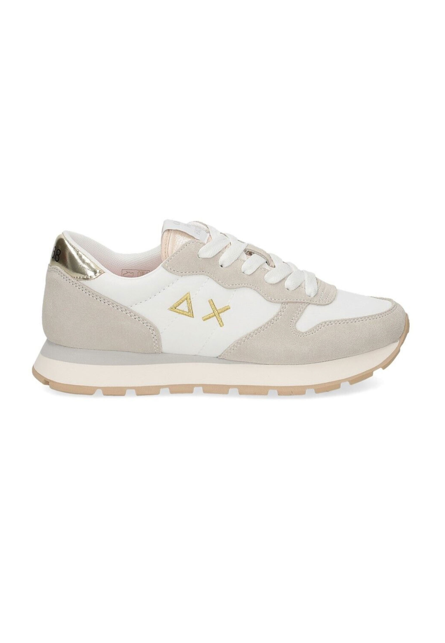 Sun68 Ally Gold Silver sneaker beige / combi, 38 / 5