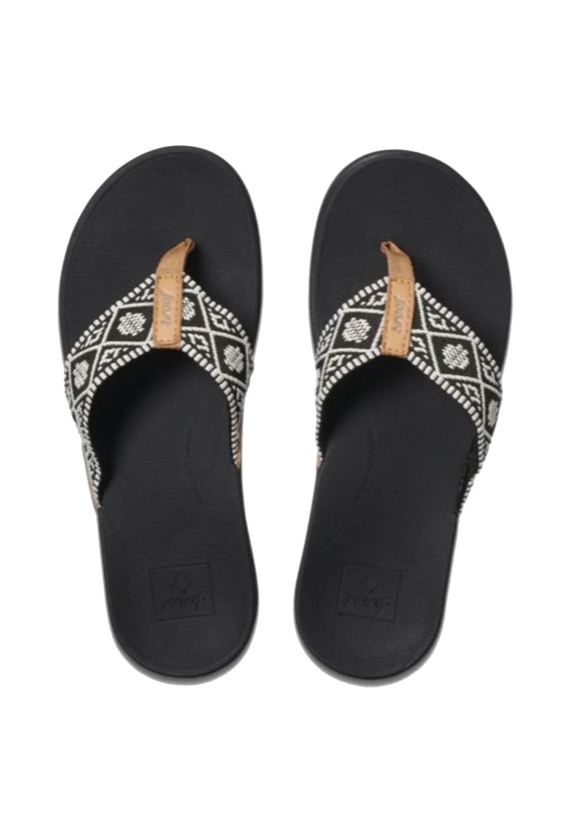 Reef Slippers Ortho Woven RF0A3VDNBLW Zwart / Wit maat