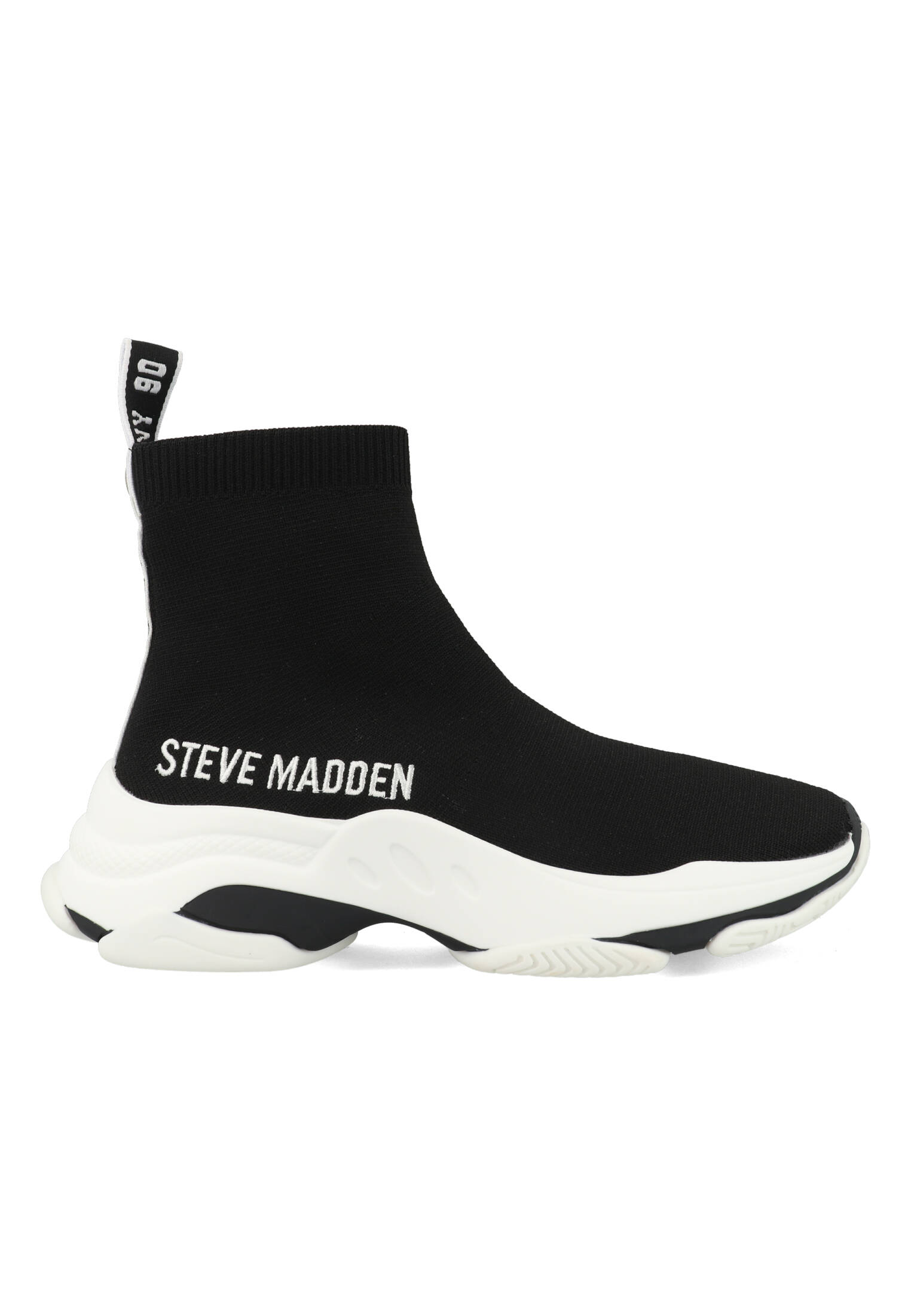 Steve Madden Master Hoge sneakers - Dames - Zwart - Maat 38