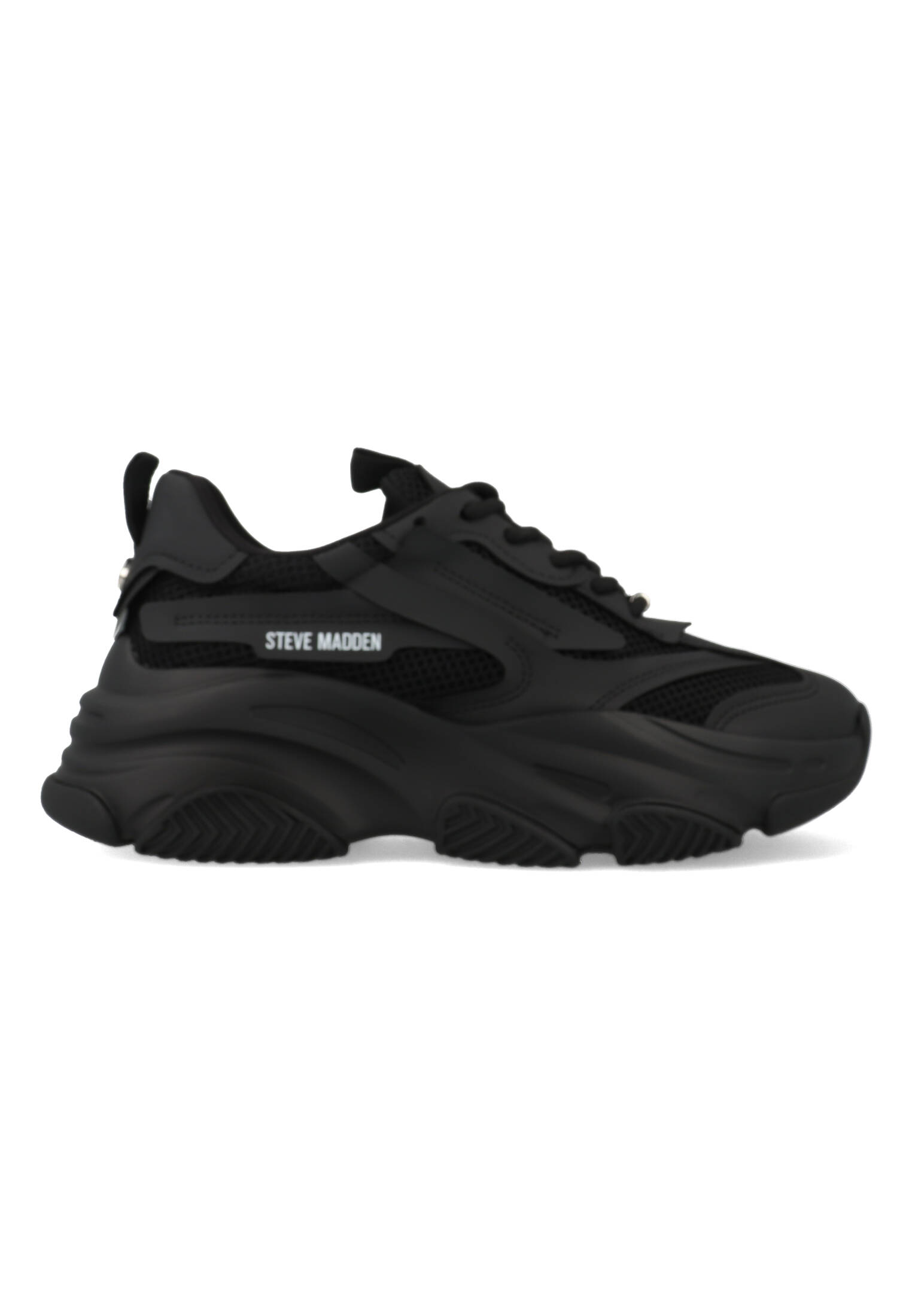Steve Madden Possession Sneakers Laag - zwart - Maat 39